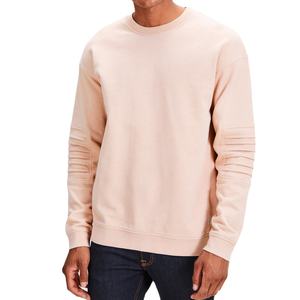 Sweatshirts pour hommes coupe ajustée surdimensionnés col rond décontracté à manches longues pull en coton élégant hiver mode polaire - Product Image 1