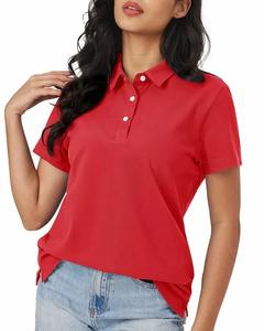 Good Quality Summer New Style Women's Short Sleeve <b>Polo</b> Shirts Casual <b>Ladies</b> Lapel Tees Fashion Slim Female Embroidery Logo Tops - Product Image 1