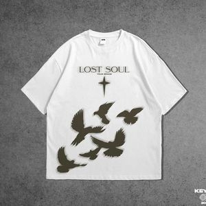 Venta al por mayor de manga corta Camiseta de gran tamaño Hombres Running Ocio Algodón Europa y los Estados Unidos Hip Hop Camiseta - Product Image 5