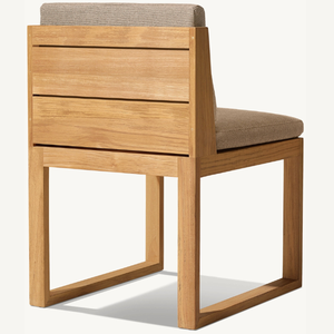 Chaise individuelle en vente chaude, style moderne, en bois de teck, pour la plage ou le bord de la piscine, pour se détendre - Product Image 6