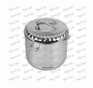 Marmite isolée en acier inoxydable Maxfresh Solitaire 40000 ML Revêtement émaillé en céramique et métal pour la cuisson des aliments de qualité pour l'exportation - Product Image 3