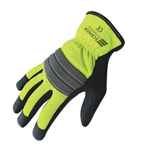 ถุงมือหนังคอตตอนทนทานสำหรับถุงมือช่างยนต์ถุงมือนิรภัยตัดได้ป้องกันการกระแทกหลายสีสำหรับการก่อสร้าง - Product Image 5