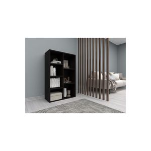 Turkish Manufacturer's Modern Multi-Purpose Twin Bookshelf 18mm Chipboard for Living Room <b>Bookcases</b> & Bookshelves - Product Image 5