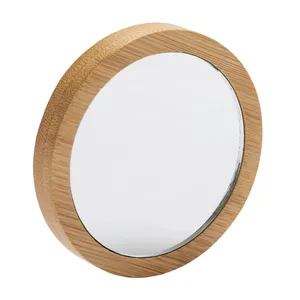 Specchio Rotondo in Bambù, Gadget Promozionale Ecologico - Product Image 1