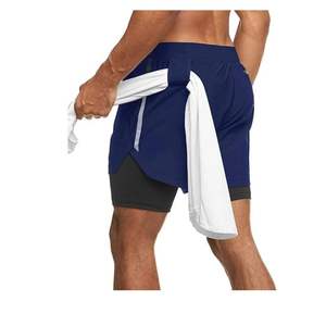 100% Polyester Hommes High Street Gym Athletic Gear Personnalisé Tendance 5 Pouces Active Wear Mesh Shorts Respirant Séchage Rapide - Product Image 1