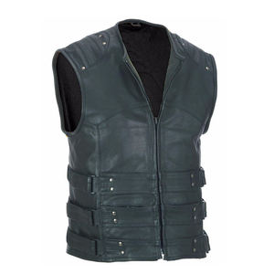 Customized Hot Sale Premium Quality Men <b>Women</b> <b>Waistcoat</b> Cows Looks Leather Vest - Product Image 1
