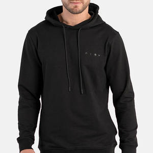 Longueur régulière surdimensionné poche tissé hommes vêtements 410 grammes durable pull Style solide 100% coton sweats à capuche sans fermeture éclair pour hommes - Product Image 5