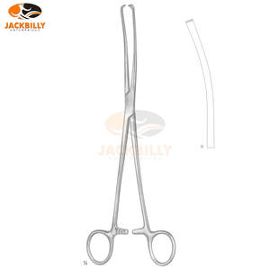 Pince à tenaculum manuelle professionnelle en acier inoxydable de haute qualité Instruments chirurgicaux utérins gynécologiques certifiés CE durables - Product Image 2