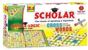 Scholar 2-en-1 jeu de société éducatif écologique tenture murale pour enfants mots croisés mathématiques Puzzle améliorant la grammaire d'orthographe - Product Image 2