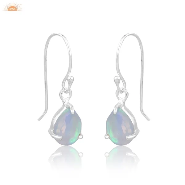 Aurora Oapl Sky Beautiful 925 Sterling Silver Pear Shape Drop & Dangle Every Day Mujeres Pendientes hechos a mano Fabricante personalizado Fracturer