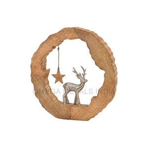 Décoration de Noël en bois de haute qualité pour la décoration de Noël, en bois et aluminium, vente en gros - Product Image 6