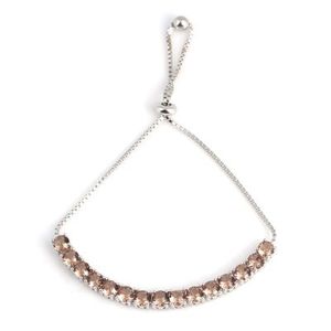 Bracelet en argent sterling 925 avec zultanite ronde, plaqué or blanc rhodié, avec diamant, perle et breloques religieuses en platine - Product Image 1