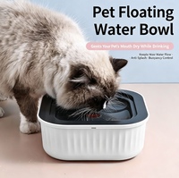 Gamelle flottante anti-éclaboussures pour chien et chat, gamelle anti-déversement à alimentation lente pour animaux de compagnie, fournitures d'alimentation pour animaux, vente en gros