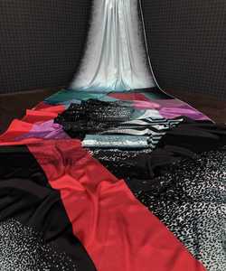 Bollywood Collection Belle Fleur Japon Satin Doux Soie Saree Effet Impression Numérique En Gros Prix Le Plus Bas Vêtements Ethniques Apparelgarment - Product Image 6