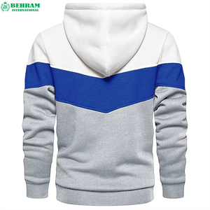 Premium 100% coton français éponge pull à capuche personnalisé goutte épaule polaire surdimensionné pour l'hiver teint en plaine - Product Image 2