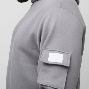 Ensemble de survêtement pour homme avec logo personnalisé, vêtements de sport, jogging, 2 pièces, survêtement, survêtement évasé, respirant, ensemble sweat-shirt et pantalon - Product Image 4