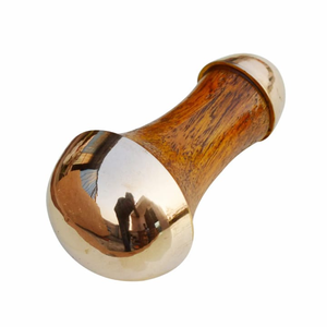 Grande baguette Kansa en bois et laiton de qualité supérieure, anti-âge, stimulant la production de collagène, écologique, fabriquée à la main, SANIYA HANDICRAFT, originale et naturelle - Product Image 5