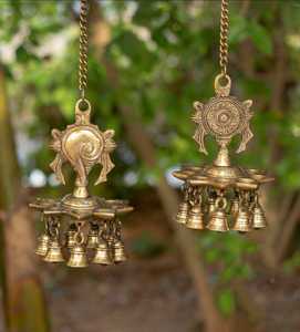 โคมไฟน้ำมันอินเดียทองเหลืองสีทองทำด้วยมือคุณภาพสูง deepam Jyoti Diya ของวัด pooja บทความตกแต่งเทศกาล Diwali - Product Image 5