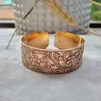 Pulsera Artesanal de Cobre de Alta Calidad, Estilo Moderno, Hecha a Mano, Trenzada, para Sanación y Terapia
