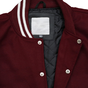 Trending Product Varsity Jackets Crew Neck Collar Customized Logo Printing Full Sleeves College CollegeBaseballjacket for men - Product Image 4