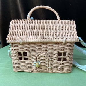 กระเป๋าไม้ไผ่สานมือสไตล์วินเทจสำหรับเด็กหญิงกระเป๋าถือจากเวียดนาม - Product Image 4