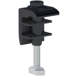 Abrazadera de Extremo IronRidge para Sistema de Montaje Solar 30-40MM Negra UFO-END-01-B1-US - Product Image 1