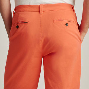 กางเกงขาสั้นชายหาดสำหรับผู้ชายกางเกงกีฬาขาสั้นลำลองสีส้มแบบคลาสสิกสำหรับฤดูร้อน - Product Image 4