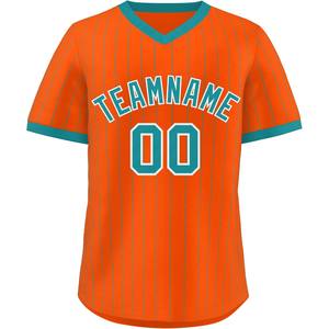 Malla transpirable de secado rápido para jóvenes/adultos, ropa deportiva, camiseta de béisbol de rendimiento con impresiones de sublimación personalizadas, ropa de equipo directa OEM - Product Image 5