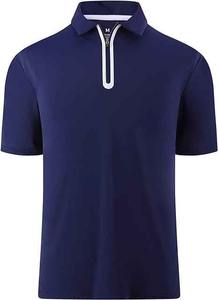 RTS High Quality Custom 100% Polyester Men's Polo T-<b>Shirt</b> Sublimation Printing Quick Dry Short <b>Sleeve</b> Design Men's <b>Half</b> zipper - Product Image 2