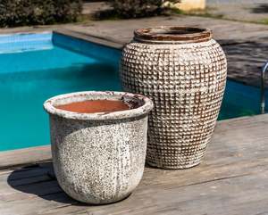 [Leo Nguyen Le] - Vente en gros de poterie en céramique émaillée pour la maison, le jardin et l'extérieur / Pot de fleurs en céramique provenant du Vietnam - Product Image 1