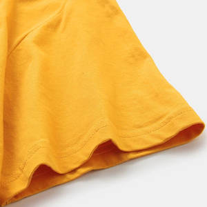 T-shirt jaune moutarde Elite pour homme |   T-shirt streetwear en coton doux premium 190GSM |   Haut oversize basique d'été personnalisé en gros - Product Image 3