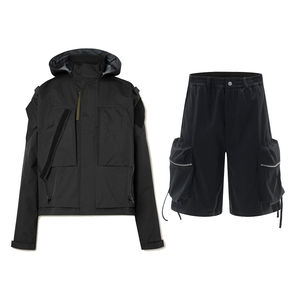 Prix de gros, fabricants de survêtements coupe-vent, coupe régulière, respirant, coupe-vent, séchage rapide, ensembles de vestes 100% coton, hiver - Product Image 2