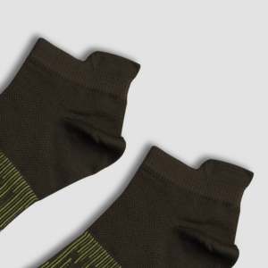 Chaussettes de sport Swift Quarter (Olive) à motif jacquard Argyle, respirantes, antibactériennes, personnalisables, adaptées aux diabétiques, livraison gratuite, collection automne - Product Image 3