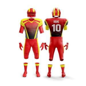 Vente en gros, nouveau design, uniforme de football américain pour jeunes, dernier style, vente en gros, uniforme de football américain, service personnalisé OEM - Product Image 1