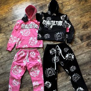 Chándal Casual de Invierno Unisex con Estilo, Tejido Grueso con Lavado Ácido y Corte Entallado - Product Image 2