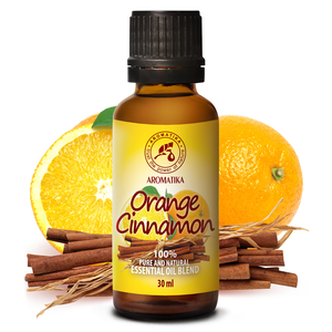 Aromatika 10-30ml 100% Pure Cinnamon & Orange Essential <b>Oil</b> Blend Natural Aromatherapy <b>Diffuser</b> <b>Oil</b> Warm Spicy Compound <b>Oil</b> - Product Image 1