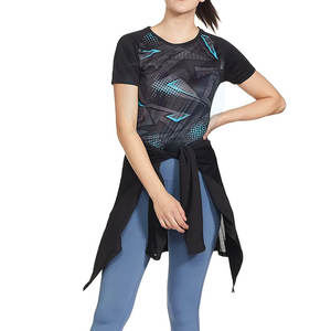 Camisetas de Mujer al por Mayor, Nuevo Diseño, Corte Holgado, Verano, Casual, Transpirable, Ecológico, Felpa, Poliéster - Product Image 4