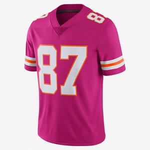 Service OEM personnalisé de haute qualité maillot de football américain cousu numéro de nom respirant doux chemises de sport pour hommes femmes - Product Image 3