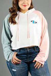 ชุดเสื้อครอปและสั้นของผู้หญิงชุดเสื้อครอปท็อปสีทึบใส่สบายออกแบบได้ตามต้องการ - Product Image 4