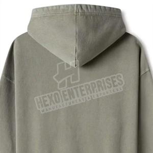 Sudadera con capucha de algodón coreana personalizable con cremallera para hombre al por mayor - Product Image 4