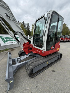รถขุดตีนตะขาบขนาดเล็ก Takeuchi TB260 มือสอง ราคาประหยัด พร้อมบุ้งกี๋และรถตักตีนตะขาบสำหรับงานก่อสร้าง - Product Image 3