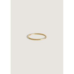 Bague empilable en titane plaqué or 18 carats, ajustable, style vintage, bijoux de mode pour un usage quotidien - Product Image 1