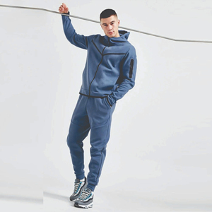 Survêtements en coton pour hommes de haute qualité imprimé personnalisé séchage rapide respirant Tech polaire hiver ensembles-Vente en gros - Product Image 5