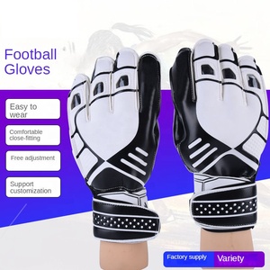 Fábrica al por mayor mejores guantes de fútbol de protección de dedos para adultos y jóvenes materiales de látex de alta calidad cuero para porteros - Product Image 4