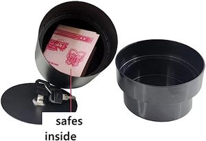 Vaso da Fiori con Scomparto Nascosto, Contenitore Segreto per Giardino, Cassaforte Nascosta per Denaro - Product Image 2
