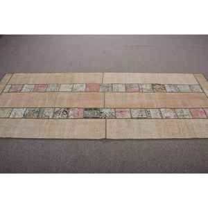 3,2x8,5 ft Turkish <b>Runner</b> Rug, Brown <b>Red</b> Vintage Floral Wool Rug - Product Image 3