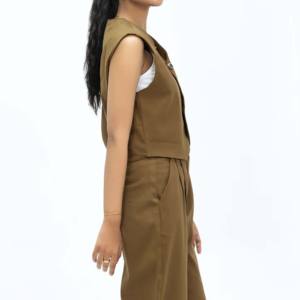 Chaleco de algodón ecológico de bambú para uso activo, secado rápido, antiolor, adecuado para gimnasio y actividades al aire libre - Product Image 5