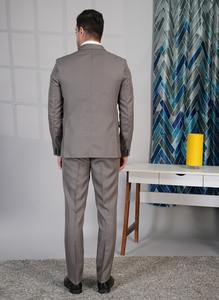 ชุดสูทผู้ชายสีเทาทันสมัยแบบสามชิ้น ยอดนิยม เหมาะสำหรับงานแต่งงาน งานเลี้ยง งานออฟฟิศ และโอกาสพิเศษ มีจำหน่ายแล้ว - Product Image 2
