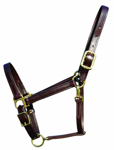 Cabestro Ajustable de Acero Inoxidable Suave y Cuero para Caballos, Equipo para la Cabeza - Product Image 4