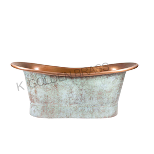 Baignoire en cuivre durable, fabriquée à la main, pour salle de bain et design d'intérieur, au meilleur prix de gros - Product Image 1